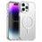 For iPhone 14 Pro Max Case Candy Color PC + TPU + PET Phone Cover Compatible with MagSafe - White - 1