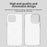 For iPhone 14 Pro Max Case Candy Color PC + TPU + PET Phone Cover Compatible with MagSafe - White - 4