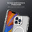 For iPhone 13 Pro Max Case Candy Color PC + TPU + PET Phone Cover Compatible with MagSafe - White - 7