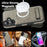 For iPhone 17 Case Compatible with MagSafe with Folded Kickstand PC Silicone Leather Phone Back Cover - Titanium Grey - 2