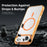 For iPhone Air Case Compatible with MagSafe TPU + PC Transparent Phone Cover - Transparent Orange - 6