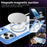 For iPhone 17 Pro Max Case Compatible with MagSafe TPU+PC Transparent Phone Cover - Blue - 4