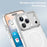 For iPhone 17 Pro Magnetic Case Compatible with MagSafe TPU PC Clear Phone Cover - Transparent - 6