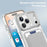For iPhone 17 Pro Magnetic Case Compatible with MagSafe TPU + PC Phone Cover with Card Bag - Transparent - 6
