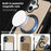 For iPhone 17 Case with Ring Kickstand Compatible with MagSafe PU Leather Back Cover - Desert Gold - 6