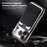 For iPhone 17 Pro Case Compatible with MagSafe TPU + PC Mobile Cover with Card Bag - Black - 4
