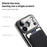 For iPhone 17 Pro Case Compatible with MagSafe TPU + PC Mobile Cover with Card Bag - Black - 5