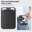 For iPhone 17 Pro Case Compatible with MagSafe TPU + PC Mobile Cover with Card Bag - Black - 6
