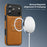 For iPhone 17 Pro Max Magnetic Case with Detachable Card Holder TPU + PU Leather Phone Back Cover - Brown - 4