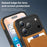 For iPhone 17 Pro Max Magnetic Case with Detachable Card Holder TPU + PU Leather Phone Back Cover - Brown - 6