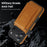 For iPhone 17 Pro Max Case Compatible with MagSafe Leather Back Phone Cover with Detachable Card Bag - Brown - 4