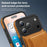 For iPhone 17 Pro Max Case Compatible with MagSafe Leather Back Phone Cover with Detachable Card Bag - Brown - 5