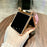 For Samsung Galaxy Z Flip7 5G Case Electroplated Edge Rhinestone Glitter PC Phone Cover with Hand Strap - Rose Gold - 7