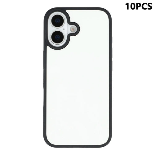 10Pcs / Pack For iPhone 17 Case Shockproof PC+TPU Phone Cover Support Heat Transfer Printing - 1