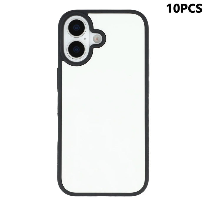 10Pcs / Pack For iPhone 17 Case Shockproof PC+TPU Phone Cover Support Heat Transfer Printing - 1