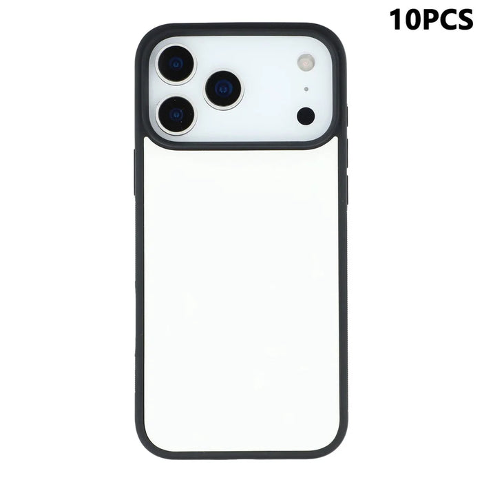 10Pcs / Pack For iPhone 17 Pro Max Case Shockproof PC+TPU Phone Cover Support Heat Transfer Printing - 1