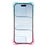 For iPhone Air Magnetic Case Ring Kickstand TPU + PC Phone Cover - Gradient Blue / Pink - 2