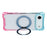 For iPhone Air Magnetic Case Ring Kickstand TPU + PC Phone Cover - Gradient Blue / Pink - 4