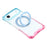 For iPhone Air Magnetic Case Ring Kickstand TPU + PC Phone Cover - Gradient Blue / Pink - 5