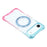 For iPhone Air Magnetic Case Ring Kickstand TPU + PC Phone Cover - Gradient Blue / Pink - 6