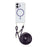 For iPhone 17 Magnetic Case with Lanyard Drop-Proof TPU + PC Phone Back Cover - Purple - 1