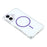 For iPhone 17 Magnetic Case with Lanyard Drop-Proof TPU + PC Phone Back Cover - Purple - 5