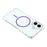 For iPhone 17 Magnetic Case with Lanyard Drop-Proof TPU + PC Phone Back Cover - Purple - 6