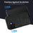 For iPhone 17 Case Case Twill Texture Aramid Fiber + TPU Shockproof Phone Cover - Black - 5
