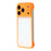 JAUCASE For iPhone 17 Pro Case Compatible with MagSafe Frosted PC Frameless Phone Cover - Orange - 4
