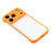 JAUCASE For iPhone 17 Pro Case Compatible with MagSafe Frosted PC Frameless Phone Cover - Orange - 5