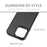 For iPhone 16 Pro Case Compatible with MagSafe Aramid Fiber TPU Phone Cover with Metal Lens Frame - Purple - 6