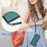 For Sony Xperia 10 VII Wallet Case Cats Imprint Leather Phone Cover with Strap - Dark Green - 4