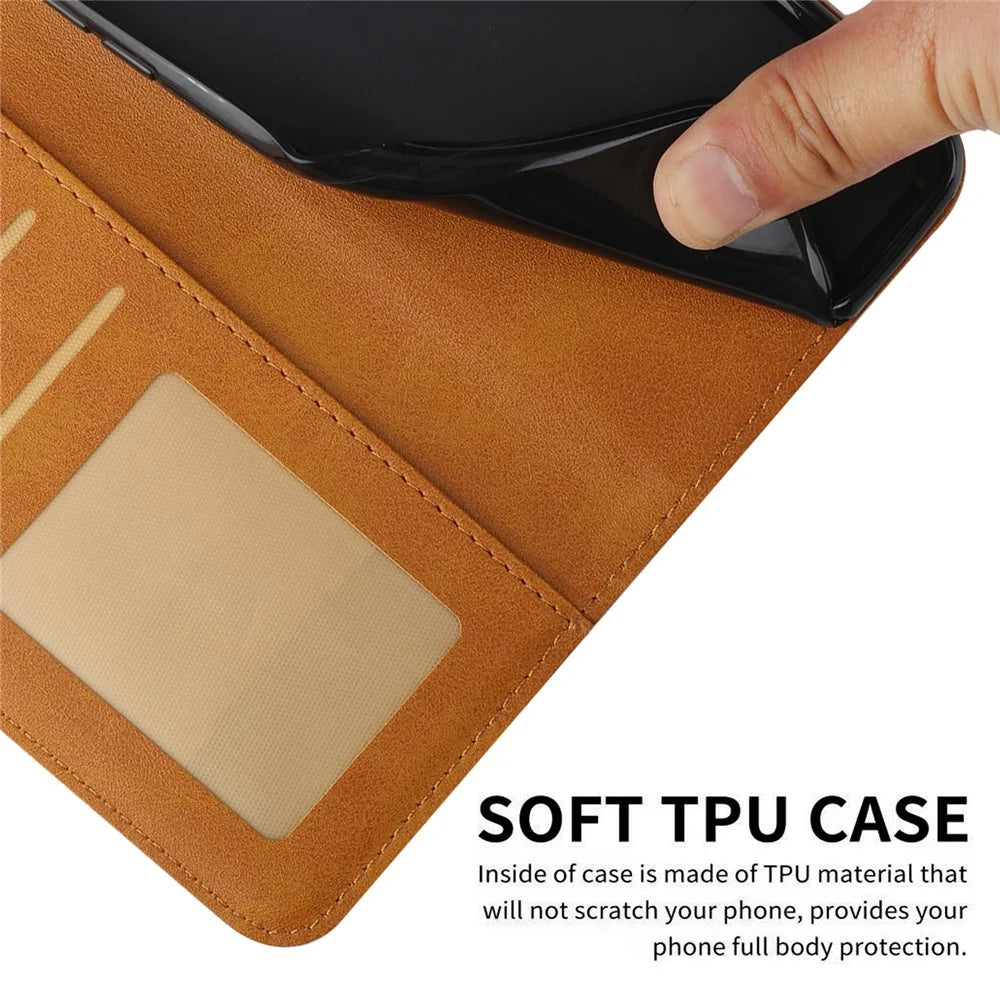 For Sony Xperia 10 VII Leather Phone Case Foldable Stand Wallet Flip Cover with Strap - Yellow - 6
