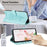 For iPhone 18 Pro Max / 17 Pro Max Case Wallet Stand Lotus Imprint Leather Phone Cover with Wrist Strap - Green - 4