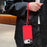 For iPhone 18 Pro / 17 Pro Case Black Lens Frame Shockproof TPU PC Phone Back Cover with Wrist Strap - Red - 2