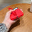 For iPhone 18 Pro / 17 Pro Case Black Lens Frame Shockproof TPU PC Phone Back Cover with Wrist Strap - Red - 4