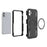 For iPhone 11 Magnetic Case Butterfly Armor Hollow Heat Dissipation PC + TPU Phone Cover - Black - 2