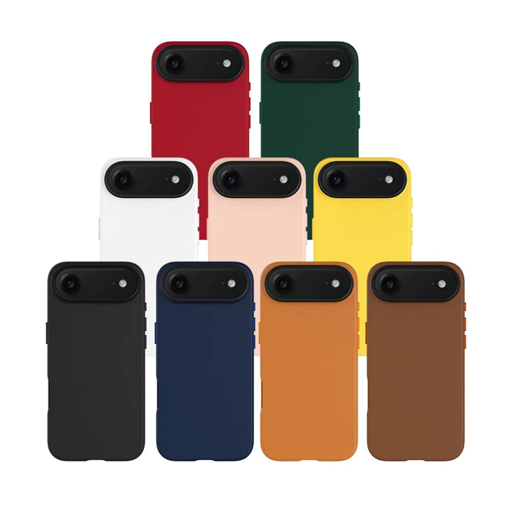 KZDOO For iPhone Air Case Compatible with MagSafe PU + PC Shockproof Phone Cover - Orange - 4