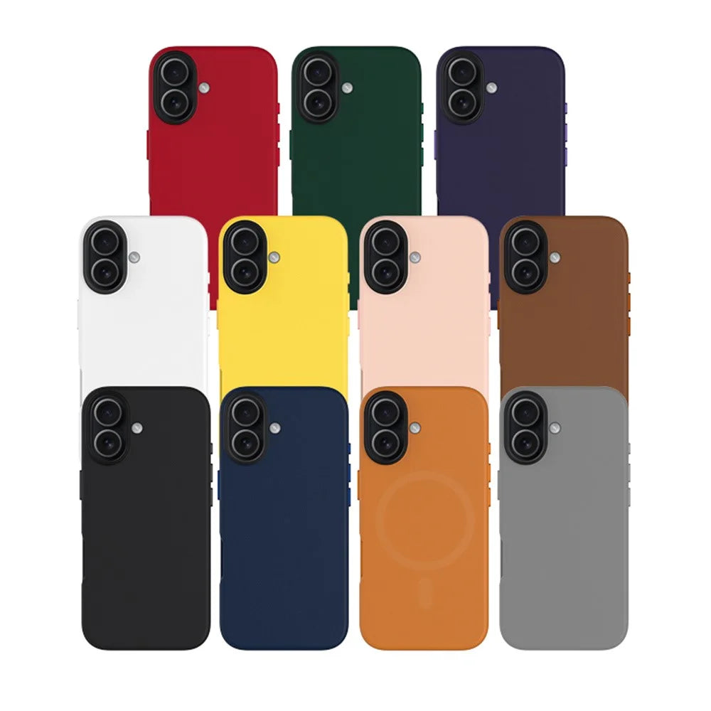 KZDOO For iPhone 17 Case Compatible with MagSafe PU + PC Shockproof Phone Cover - Black - 2