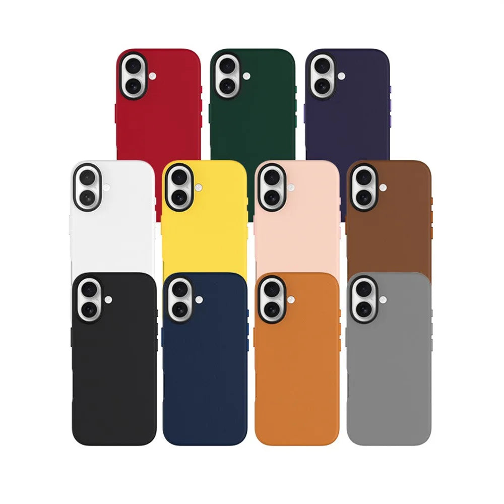 KZDOO Noble Collection Series For iPhone 17 Case PU + PC Shockproof Phone Cover - Black - 2