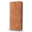 FORWENW For iPhone 17 Wallet Case Magnetic Absorption Leather Flip Phone Cover with Stand - Brown - 5