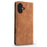 FORWENW For iPhone 17 Wallet Case Magnetic Absorption Leather Flip Phone Cover with Stand - Brown - 6