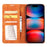 FORWENW For iPhone 17 Pro Max Wallet Case Magnetic Absorption Leather Flip Phone Cover with Stand - Brown - 2