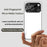 For iPhone 17 Pro Max Case Acrylic + TPU + Metal Anti-Scratch Phone Cover with Electroplating Frame - White - 5