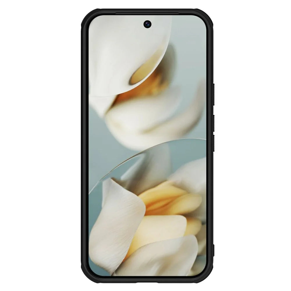 NILLKIN Super Frosted Shield Pro for Google Pixel 10 Pro XL Magnetic Case Matte PC TPU Clear Black Phone Back Cover - Transparent Black - 4
