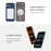 KZDOO Air Skin Series for iPhone 17 Pro Case Frosted Back Ultra Thin PP Phone Cover - Black - 5