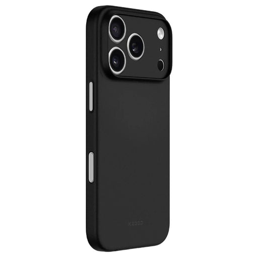 KZDOO Air Skin Series for iPhone 17 Pro Max Case Frosted Back Ultra Thin PP Phone Cover - Black - 1