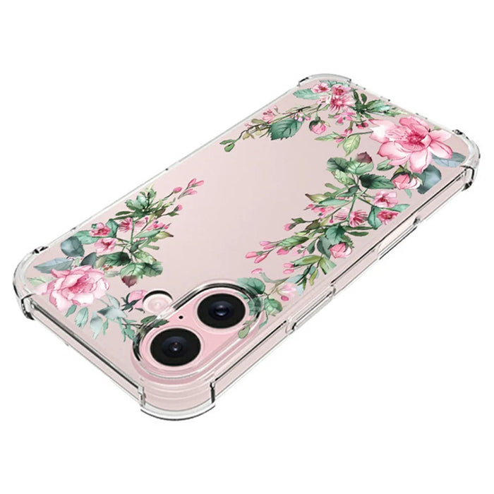 For iPhone 17 Case Pattern Printing Corner Protection Soft TPU Phone Cover - Style A - 3