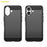 AMORUS For iPhone 16 Case Carbon Fiber Texture Brushed Protective Phone Cover - Black - 2