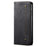 For Google Pixel 7 Pro 5G Jeans Cloth Texture PU Leather Phone Case Stand Magnetic Absorption Wallet Flip Cover - Black - 5